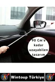 Kompakt Araç İç Dış Temizlik Yan Ayna Dikiz Aynası Silecek 90 Cm Uzayabilen TELESKOPİK CAM SİLECEĞİ - 3