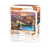 Ks Games Neon Capital Paris Las Vegas 1500 Parça Puzzle thumbnail 1