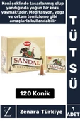 Rahatlama Arınma Dinginlik Meditasyon Yoga Chakra Pozitif Enerji Hoş Kokulu KONİK TÜTSÜ 120 Adet - 1