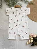 Havuç Detaylı Müslim Çıt Çıtlı Tulum - 5