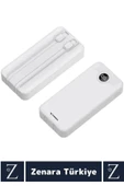 Kompakt Kamp Piknik Taşınabilir Şarj 2 Çıkış Dijital Şarj Göstergeli Hızlı Şarj 10.000 mAh POWERBANK - 2