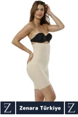 İz İç Göstermez Kaymaz Beden İncelten Sıkılaştıran Toparlayan LAZER KESİM Yüksek Bel Paçalı Korse - 2
