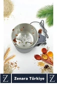 Ergonomik Tutma Saplı Kolay Temizlenir Tek Tuş Bas Çalıştır Kuruyemiş Baharat Kahve Öğütücü 500 ML - 4