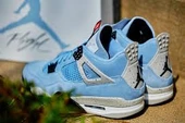 Nike Air Jordan Retro 4 University Blue Erkek - 2