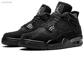 Nike Air Jordan 4 Black Cat - Erkek Spor Ayakkabı - 1