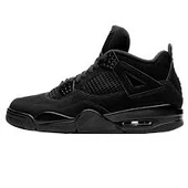 Nike Air Jordan 4 Black Cat - Erkek Spor Ayakkabı - 4