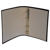 Bafix Talebe Klasörü Pvc 4 Halkalı A5 Siyah (20 Li Paket) - 1