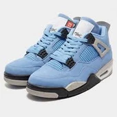 Nike Air Jordan Retro 4 University Blue Erkek - 1