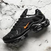 Siyah Nike Air Max Plus CO Erkek Spor Ayakkabı - 1