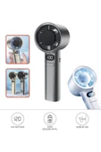 Dijital Ekranlı 120 Hız Şarjli Ayarlı Taşınabilir Mini Fan - 2