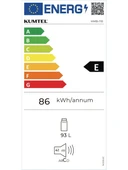Kumtel 93L Beyaz Büro Tipi Buzdolabı HMB-110 - 4