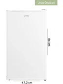 Kumtel 93L Beyaz Büro Tipi Buzdolabı HMB-110 - 1