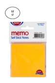 Noki Memo Yapışkanlı Not Kağıdı 75X75 12164 Turuncu - 1