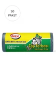Orta Boy Çöp Torbası 55 x 60 cm 20 Li Rulo x 50 Paket = 1000 Adet (Mavi) - 1