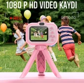 Çocuk Digital  Fotoğraf Makinası 2 Kameralı 1080p HD 32GB Hafızalı - 3