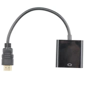 Vcom Siyah Hdmi Erkek To Vga Dişi Dönüştürücü - 2