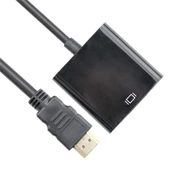 Vcom Siyah Hdmi Erkek To Vga Dişi Dönüştürücü - 1