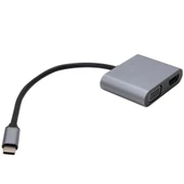 Vcom Type-C To Hdmi + Vga + Usb2.0 + Type-C Çevirici thumbnail 1