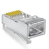 Vcom Metal RJ45 8P8C Cat6-UTP-RJ45-3u Konnektör 100 Lü Paket thumbnail 2