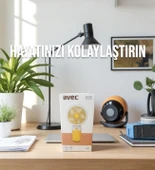 Avec USB Şarjlı El Fanı I Mini Taşınabilir Fan I Yaz Serinleticisi I Vantilatör I Telefon Standlııı - 5