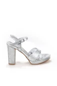 Papuçcity Tamer 03146 10 Cm Platform Topuklu Kadın Abiye Ayakkabı - 1