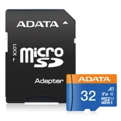 Adata 32 GB Premier microSDHC Card with Adapter UHS-I Class10 V10 Hafıza Kartı - 1
