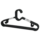 10PCS PLASTİK - ANTRASİT GRİ ELBİSE ASKISI (4915) - 1