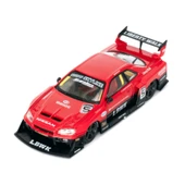 Mini GT 843 Nissan LB-ER34 Super Silhouette SKYLINE Kırmızı/Siyah 1/64 Model Araba thumbnail 2