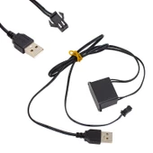 NEON KIRMIZI 5 METRE İP AYDINLATMA 5 V USB ADAPTÖRLÜ (4915) - 2