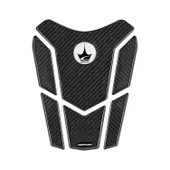 Bajaj Dominar 250-400 2020-2024 ile Uyumlu Kaydırmaz 6D Karbon 16 Parça Tank Pad Seti GC51 - 14