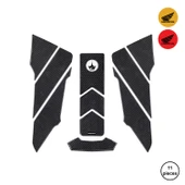 Honda NC750 2024-2025 ile Uyumlu Kaydırmaz 6D Karbon 11 Parça Tank Pad Seti GC45 thumbnail 1