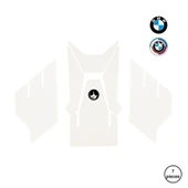 BMW S1000XR 2023 ile Uyumlu Kaydırmaz Şeffaf 7 Parça Tank Pad Seti GT44 thumbnail 1