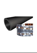 Fırat Thermo Kauçuk Bezli Lüx Bahçe Sulama Hortumu Yarım Parmak 50 metre - 1