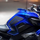 Yamaha MT10 2016 ile Uyumlu Kaydırmaz 6D Karbon 19 Parça Tank Pad Seti GC48 thumbnail 12