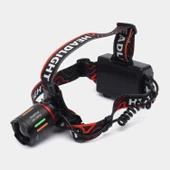 Şarjlı Profesyonel Zoomlu Kamp Avcı Balıkçı Kafa Lambası Feneri PS-2910 - 1