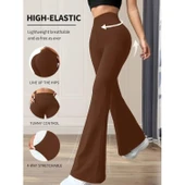 Lucky Life Kadın Yüksek Bel Geniş Paçalı Dalgıç Tayt - 1