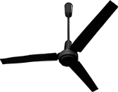 56 inç  Tavan Vantilatör  140 cm Metal Kanat, Ayarlanabilir Başlık, Siyah Gövde  3 Yıl Garantili thumbnail 2