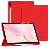 Samsung Galaxy Tab S10 FE+ Plus 13.1inç Kılıf Flip Cover Kalem Bölmeli PC Case X620 X626 - 5
