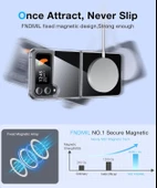 Samsung Galaxy Z Flip 4 Uyumlu Köşe Korumalı Darbe Emici Sert Sararmaz Şeffaf Magsafe Kılıf thumbnail 4