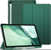 Samsung Galaxy Tab S10 FE+ Plus 13.1inç Kılıf Flip Cover Kalem Bölmeli PC Case X620 X626 - 11