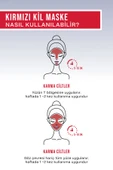 Kırmızı Kil Maske 2'li - 2