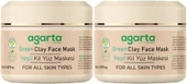 Agarta Doğal Yeşil Kil Yüz Maskesi 150ML (2 Li Set) - 1
