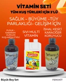 Tüm Kuş Türleri Için 3 'lü Vitamin Seti -Kısa sürede ETKİLİ - 1
