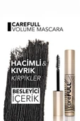 Hacim Veren Besleyici Maskara (SİYAH) - Carefull Volume - 000 Black - 8682536084093 - 4