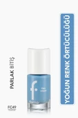 Yoğun Pigmentli Parlak Oje- Full Color Nail Enamel- Fc49 Clear Sky -8690604380022 - 1