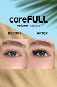 Hacim Veren Besleyici Maskara (SİYAH) - Carefull Volume - 000 Black - 8682536084093 - 5