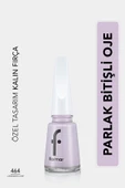 Klasik Parlak Bitişli Yüksek Pigmentli Oje - Nail Enamel -464 Lavender Love New- 8682536036184 - 1