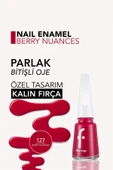 Klasik Parlak Bitişli Yüksek Pigmentli Oje - Nail Enamel -127 Berry Nuances New- 8682536035774 - 5
