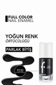 Yoğun Pigmentli Parlak Oje- Full Color Nail Enamel- Fc32 Vıctory Of Black -8690604313228 - 5