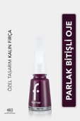 Klasik Parlak Bitişli Yüksek Pigmentli Oje - Nail Enamel- 483 Queen Zenobıa New- 8682536036252 thumbnail 1